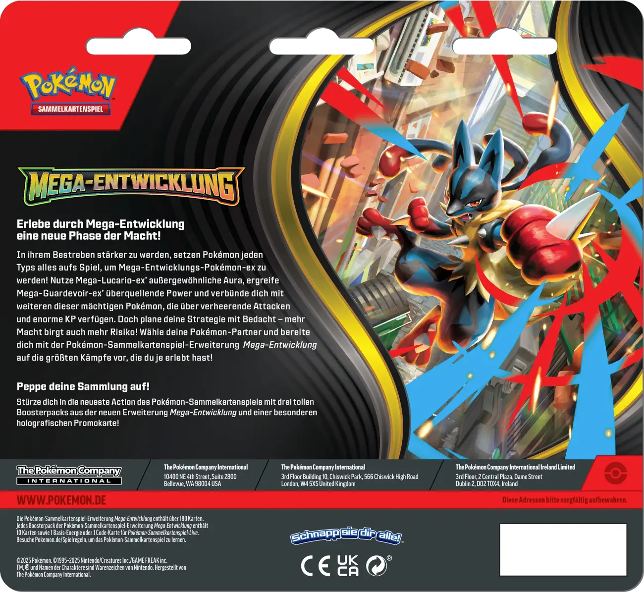 Pokemon Mega-Entwicklung Blister 3er | Enton